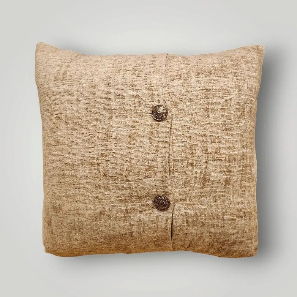 French Tapestry Throw Pillow Appx. 15x15
